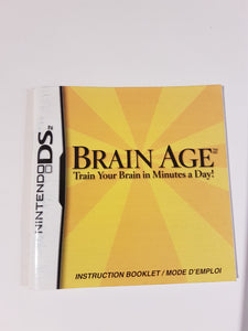 Brain Age [manual] - Nintendo DS