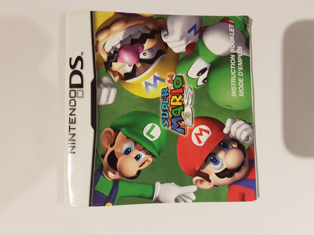 Super Mario 64 DS [manual] - Nintendo DS