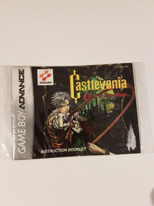 Castlevania Circle of the Moon [manual] - Nintendo GameBoyAdvance