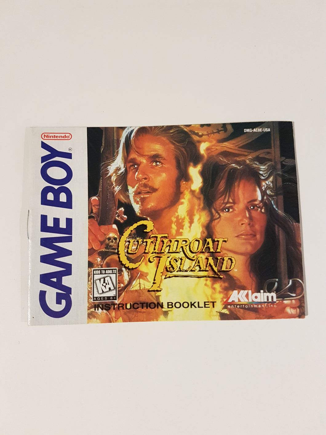 Cutthroat Island [manual] - Nintendo GameBoy