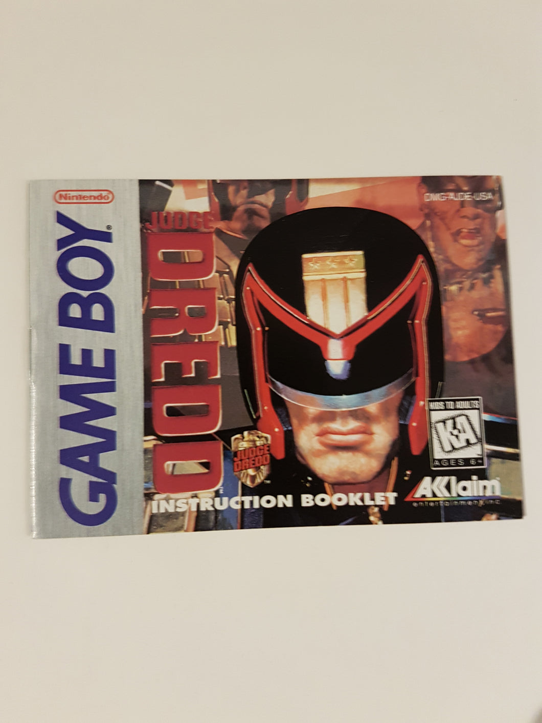 Judge Dredd [manuel] - Nintendo GameBoy