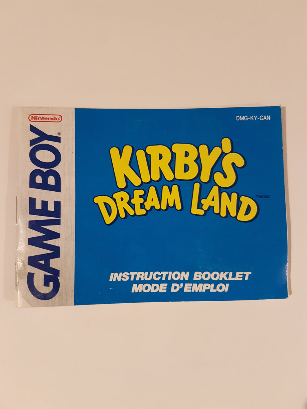 Kirby's Dream Land [manual] - Nintendo GameBoy