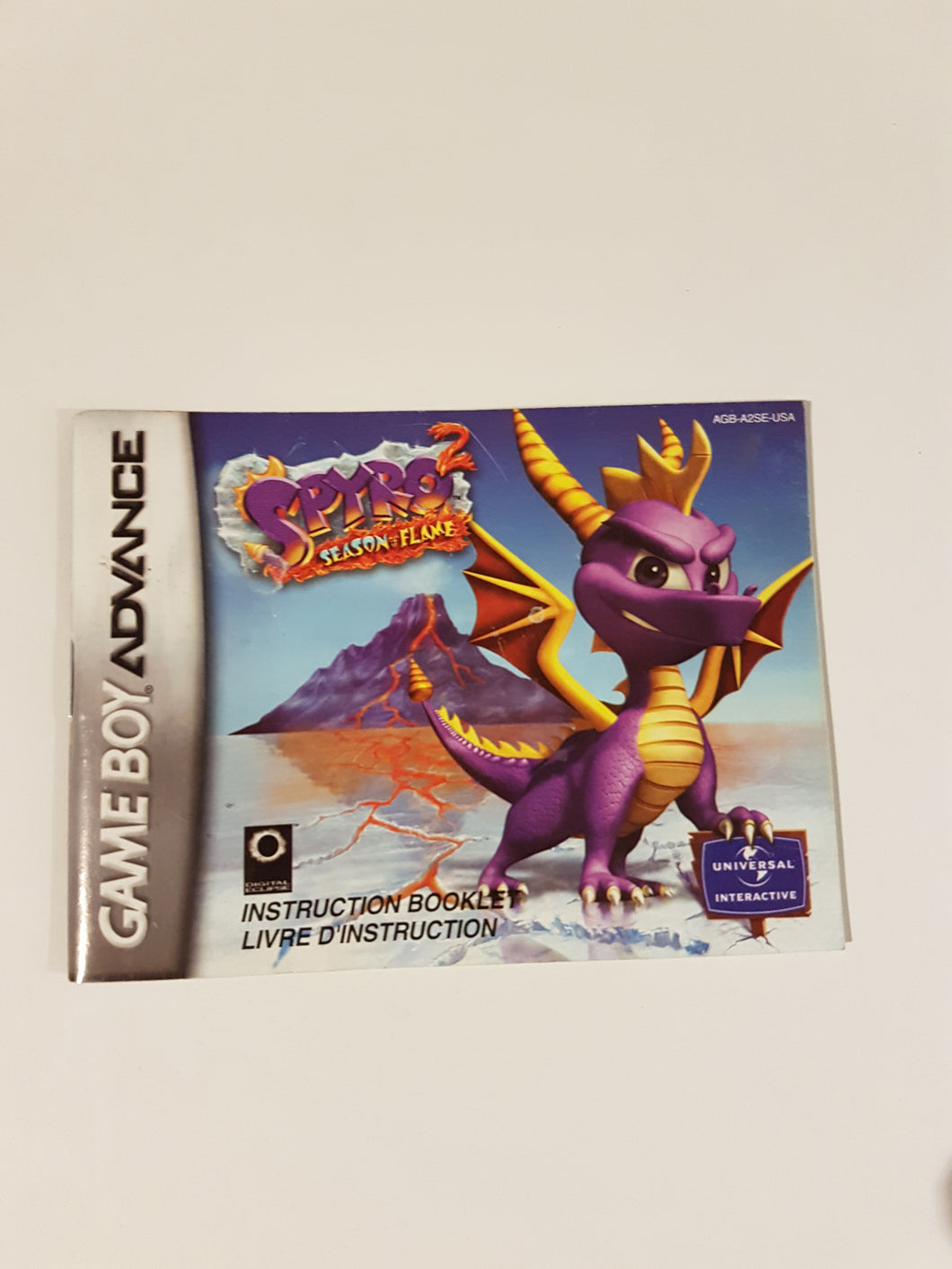 Spyro Season of Flame 2 [manuel] - Nintendo GameBoyAdvance