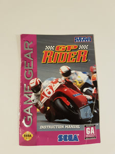 GP Rider [manuel] - Sega Gamegear