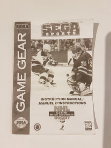 NHL All-Star Hockey [manual] - Sega Gamegear