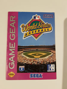 World Series Baseball [manual] - Sega Gamegear