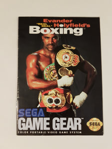 Evander Holyfield's Real Deal Boxing [manual] - Sega Gamegear