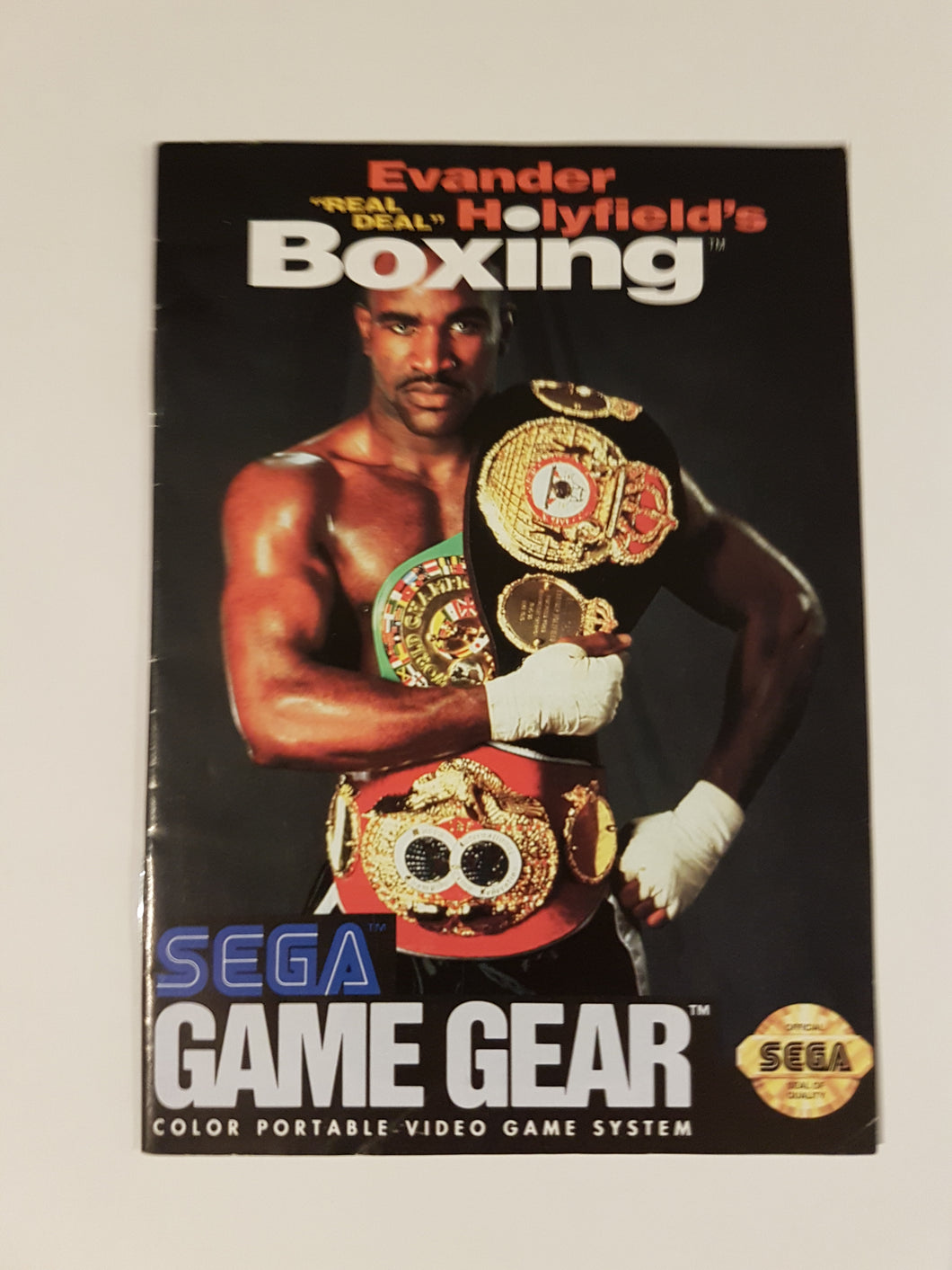 Evander Holyfield's Real Deal Boxing [manuel] - Sega Gamegear