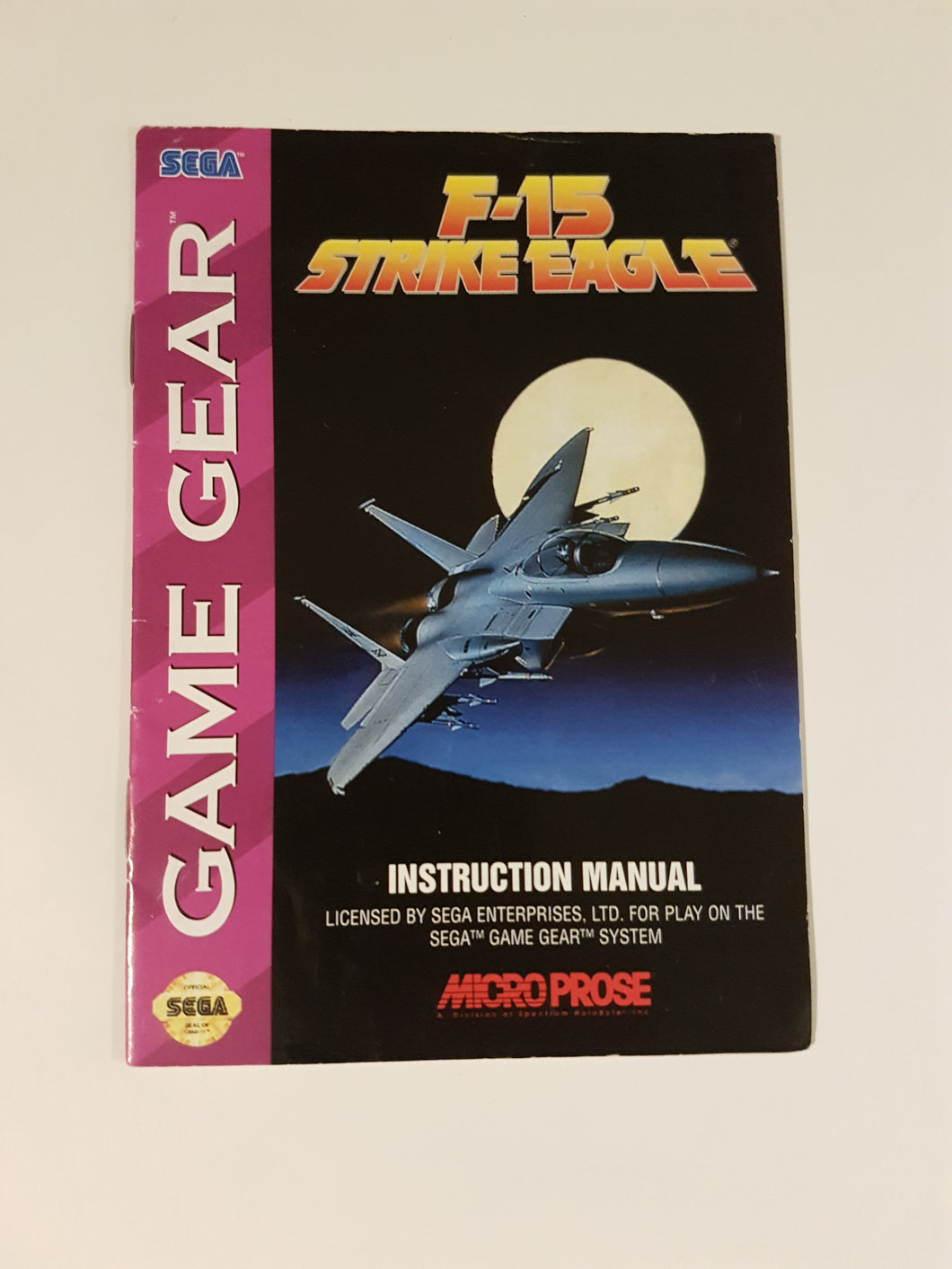 F-15 Strike Eagle [manuel] - Sega Gamegear