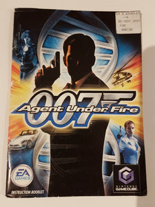 007 Agent Under Fire [manual] - Nintendo GameCube