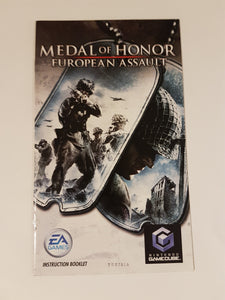 Medal of Honor European Assault [manuel] - Nintendo GameCube