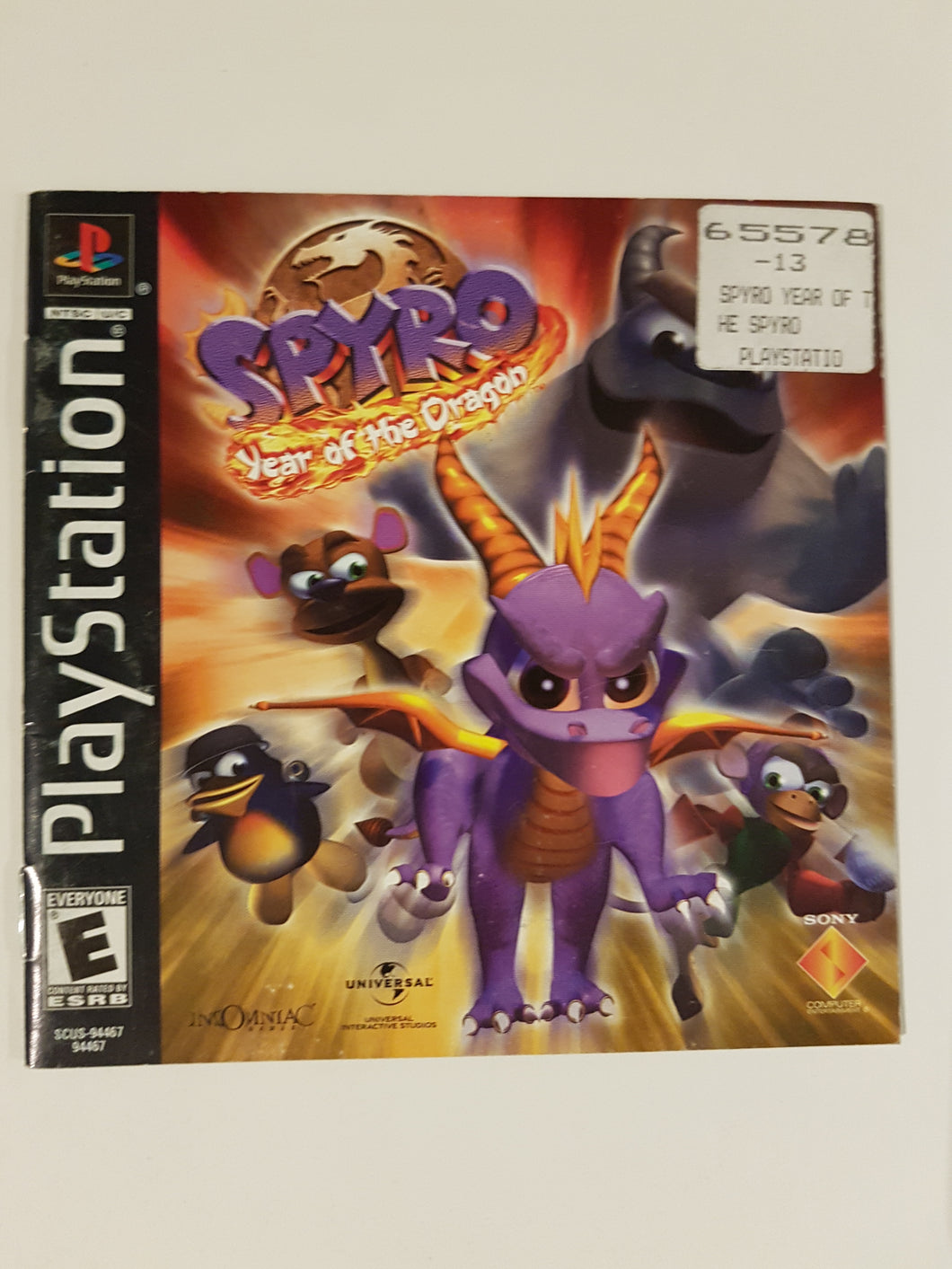 Spyro Year of the Dragon [manuel] - Sony Playstation 1 | PS1