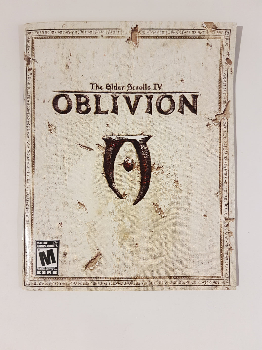 Elder Scrolls IV Oblivion [manual] - Playstation | PS3