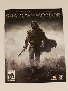 Middle Earth - Shadow of Mordor [manuel] - Sony Playstation 3 | PS3