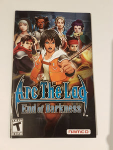 Arc the Lad End of Darkness [manual] - Sony Playstation 2 | PS2