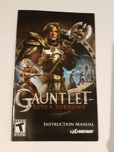 Gauntlet Seven Sorrows [manual] - Sony Playstation 2 | PS2