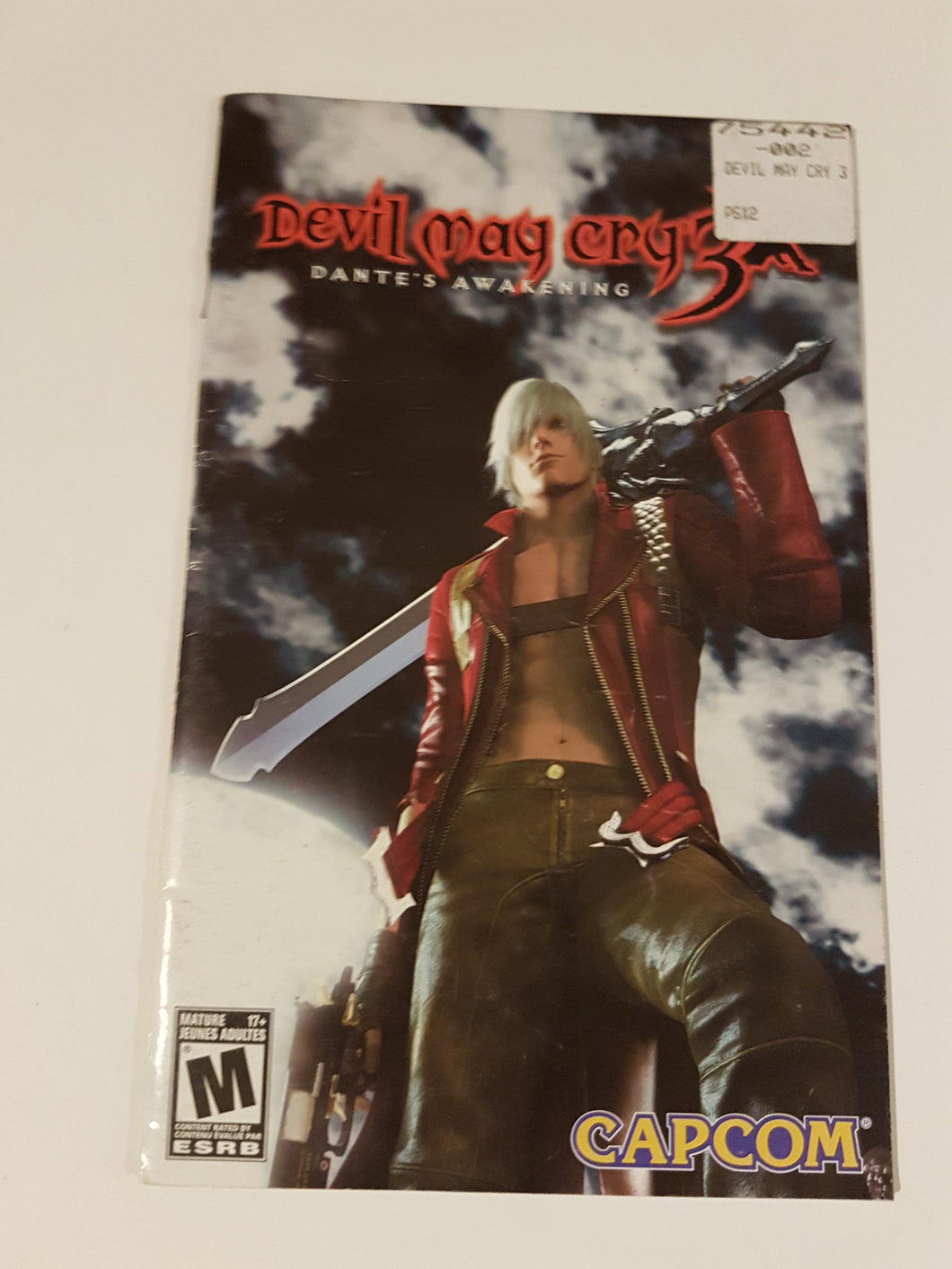 Devil May Cry 3 [manual] - Sony Playstation 2 | PS2