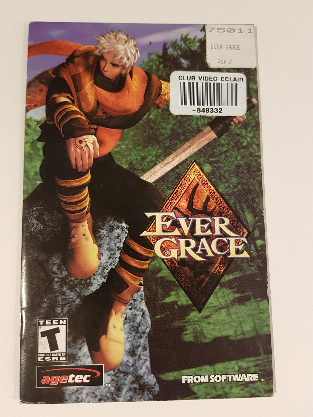 Ever Grace [manuel] - Sony Playstation 2 | PS2