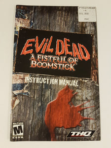 Evil Dead Fistful of Boomstick [manual] - Playstation | PS2