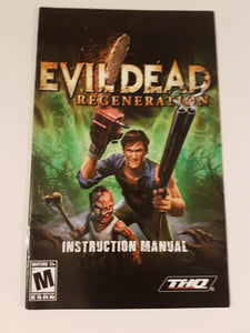 Evil Dead Regeneration [manual] - Playstation | PS2