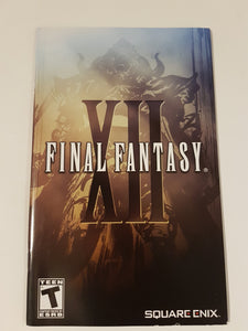 Final Fantasy XII [manual] - Sony Playstation 2 | PS2