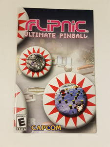 Flipnic Ultimate Pinball [manuel] - Sony Playstation 2 | PS2