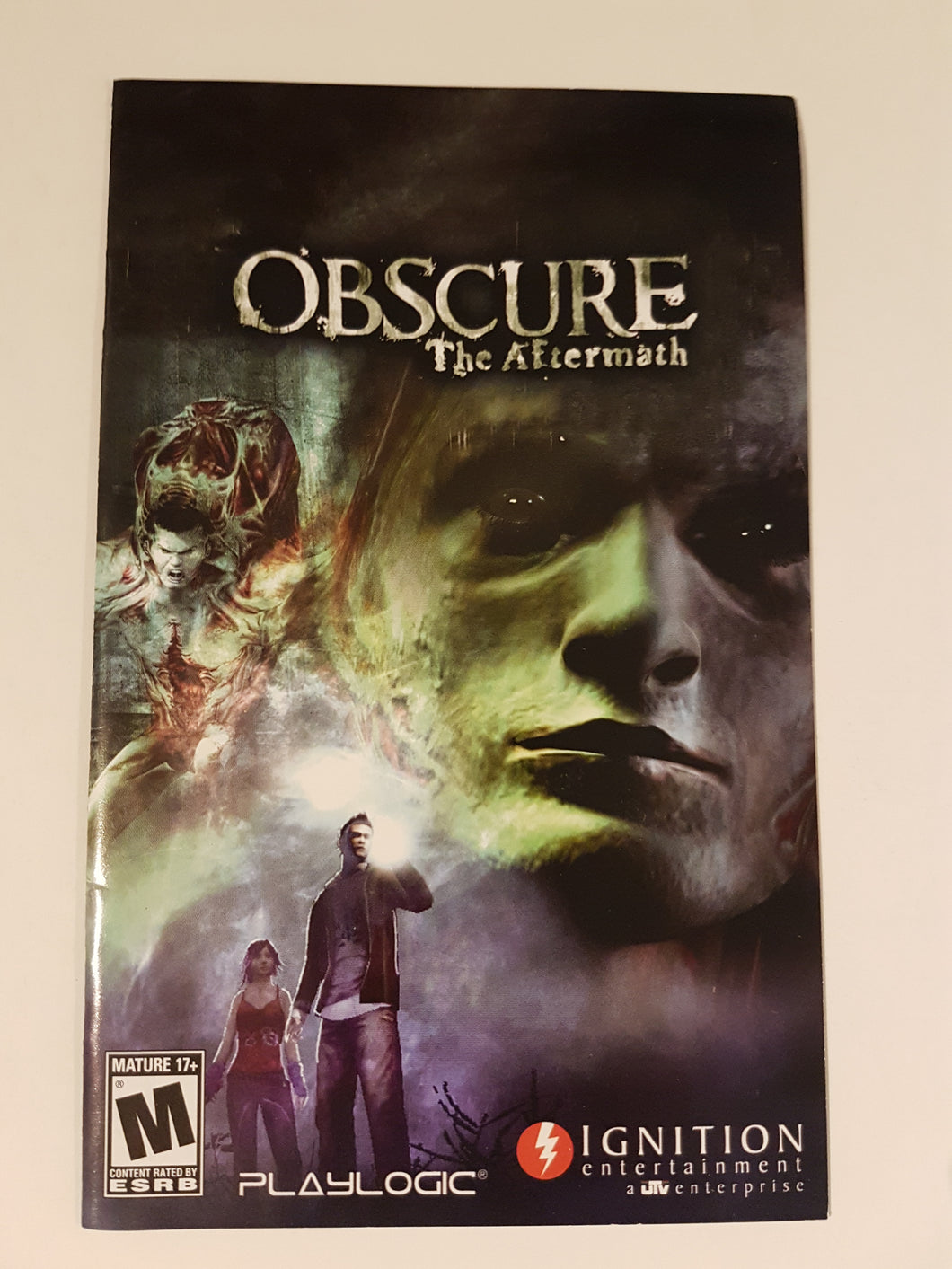 Obscure The Aftermath [manual] - Playstation | PS2