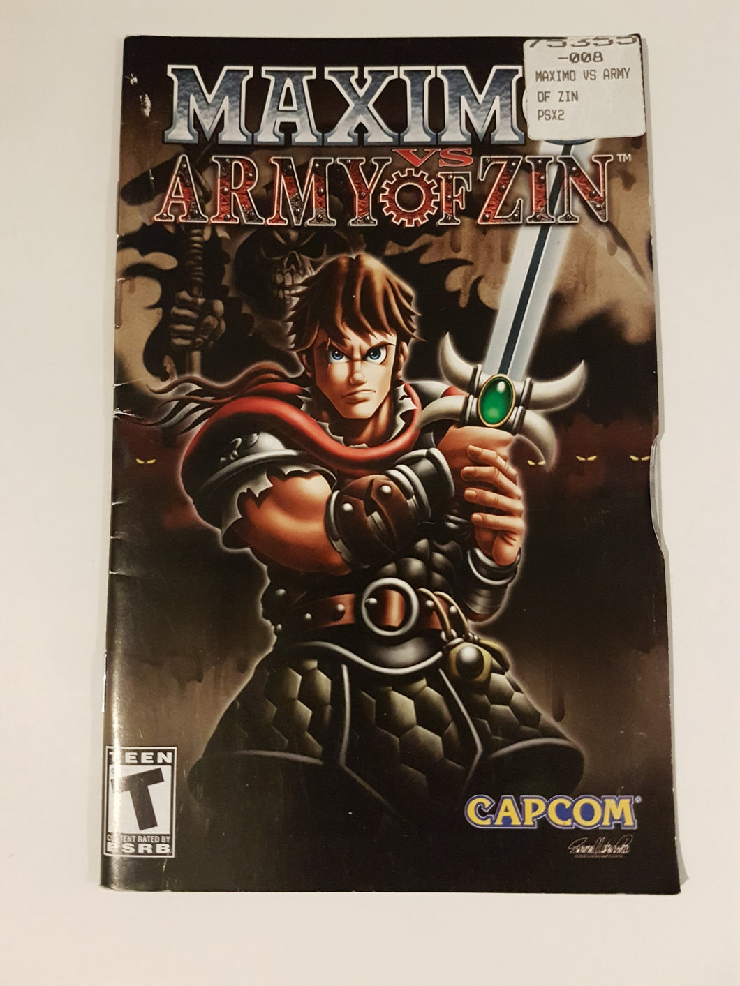 Maximo vs Army of Zin [manuel] Français - Playstation | PS2