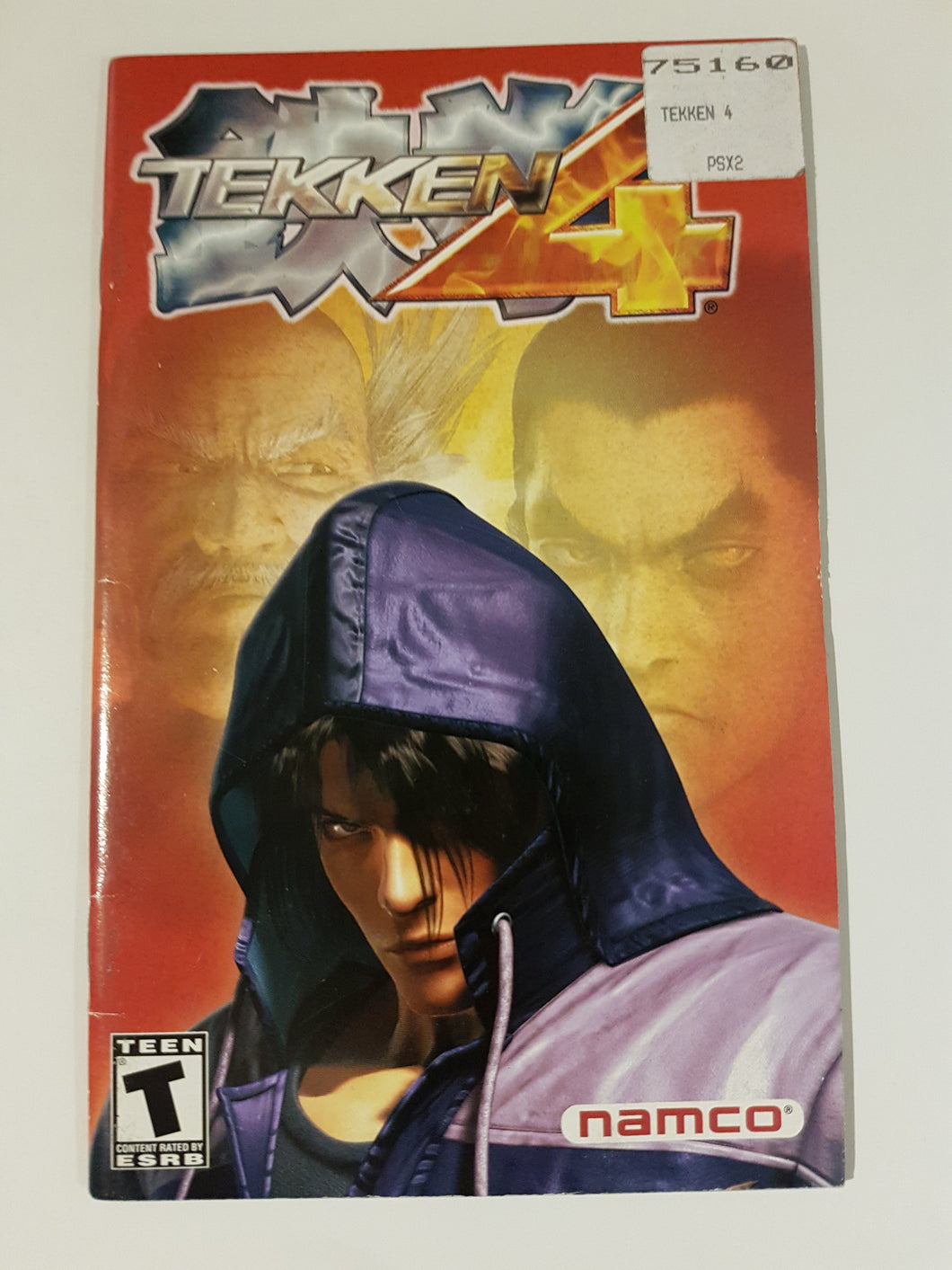Notice Tekken 4 PS2 - Livret PAL FR - Sony PlayStation 2 - Bon État