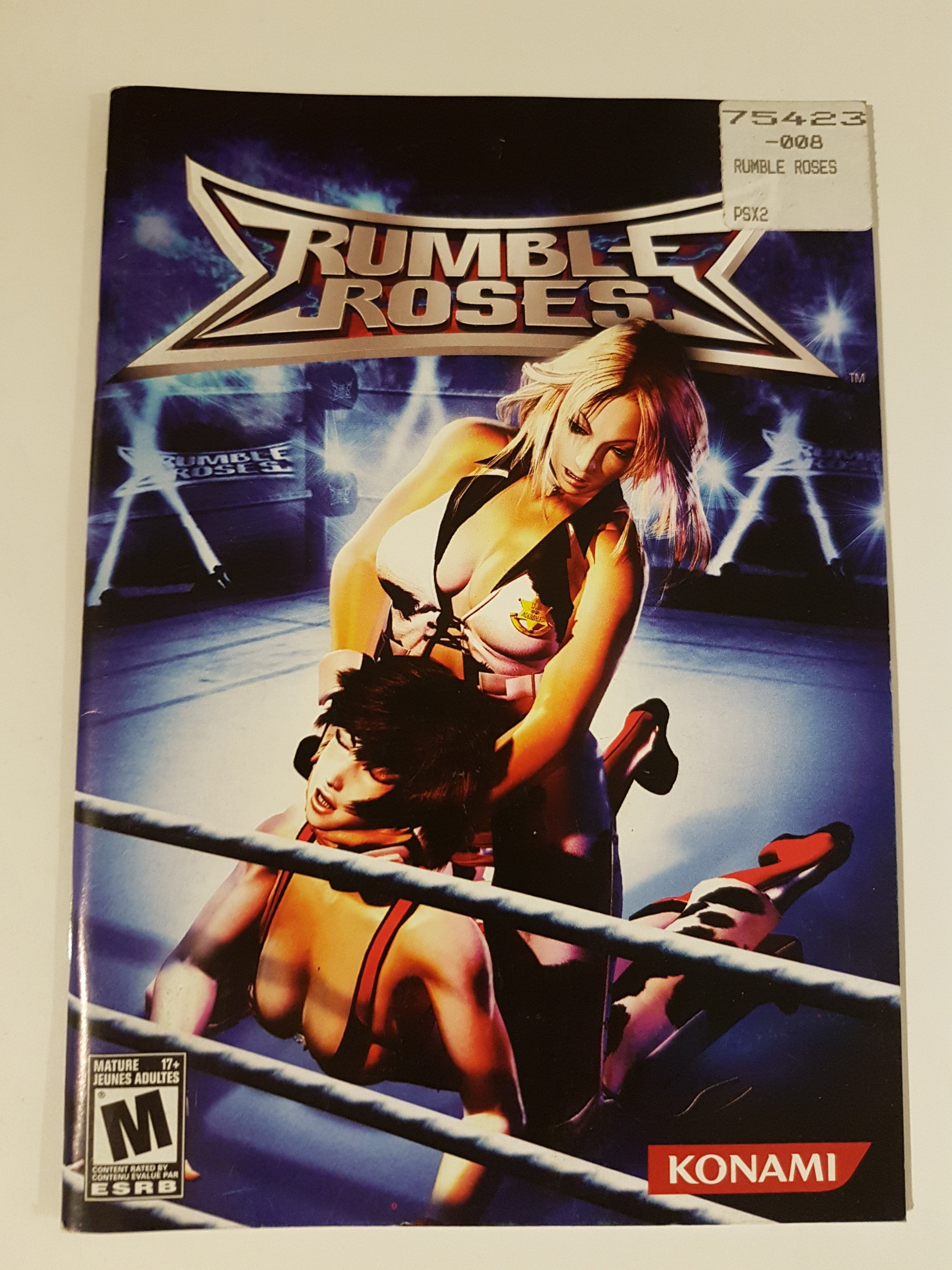 Jeu PS2 Rumble Roses – Complet, Version Française, Très Bon État – Konami 2005