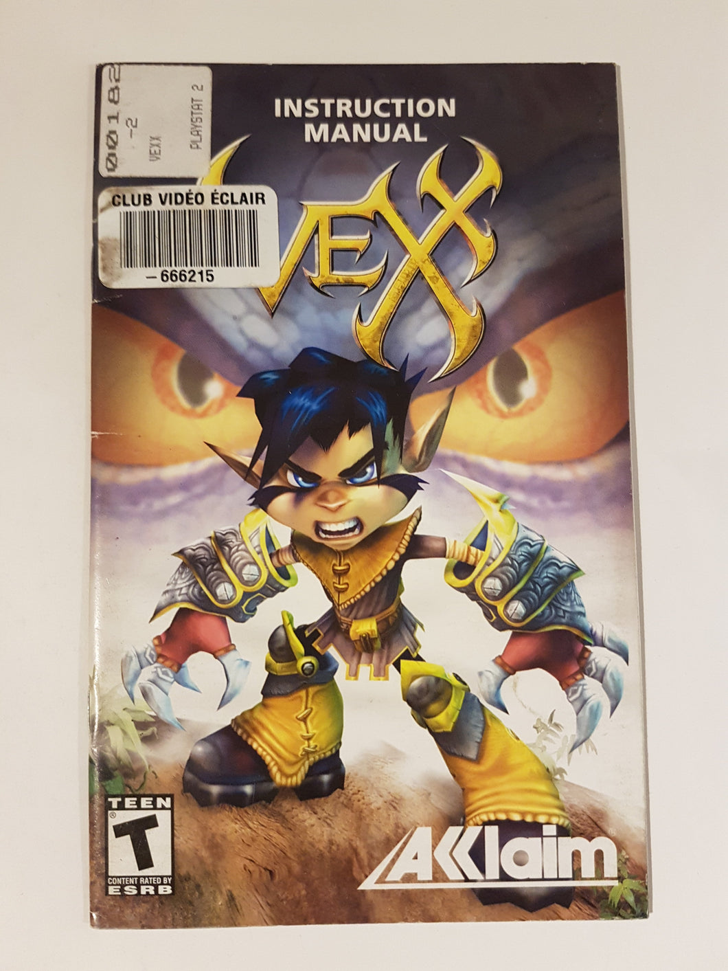 Vexx [manuel] - Sony Playstation 2 | PS2