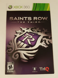 Saints Row - The Third [manual] - Microsoft Xbox 360