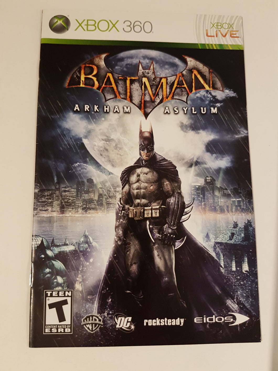 Batman Arkham Asylum [manual] - Microsoft Xbox 360