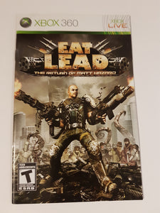 Eat Lead - The Return of Matt Hazard [manual] - Microsoft Xbox 360