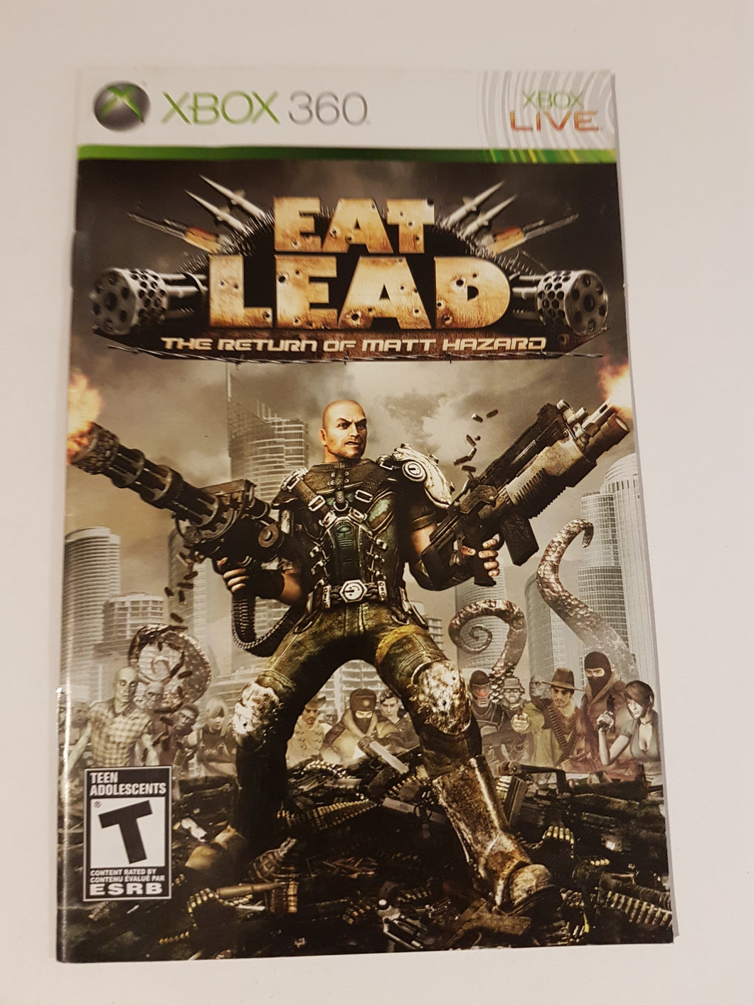 Eat Lead - The Return of Matt Hazard [manuel] - Microsoft Xbox 360