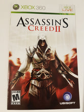 Load image into Gallery viewer, Assassin&#39;s Creed II [manual] - Microsoft Xbox 360
