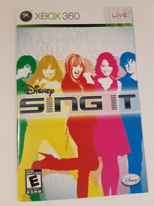 Disney Sing It [manual] - Microsoft Xbox 360