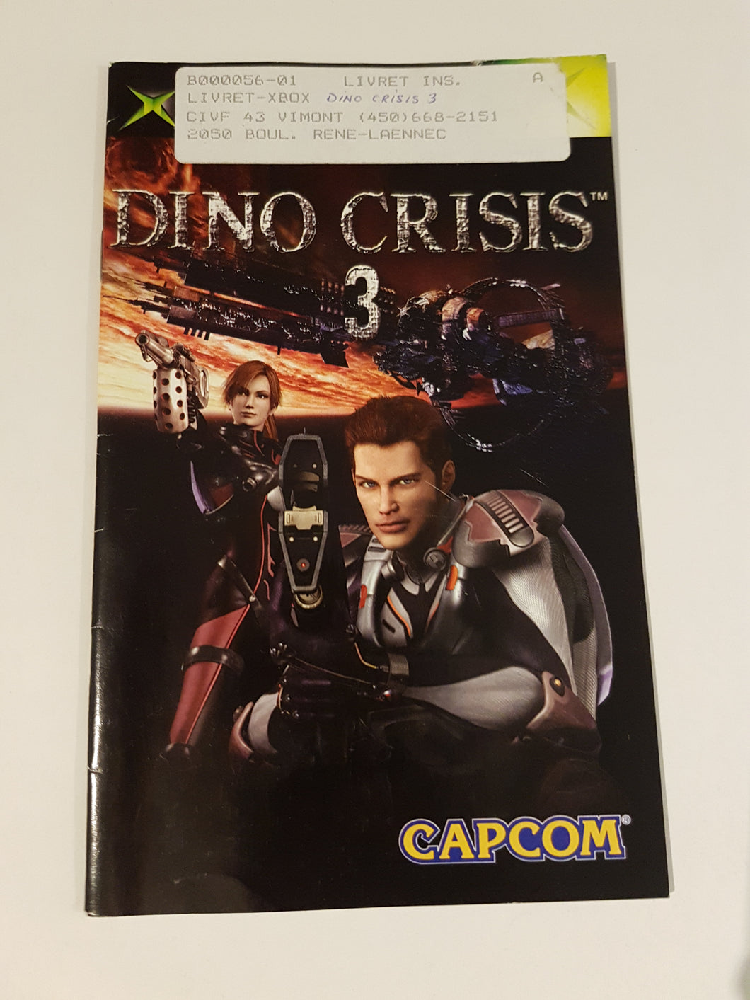 Dino Crisis 3 [manual] - Microsoft Xbox
