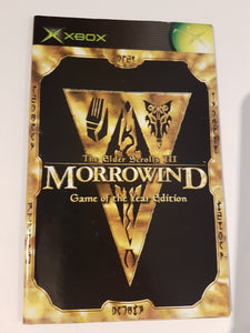 Elder Scrolls III Morrowind [Jeu de l'année] [manuel] - Microsoft Xbox