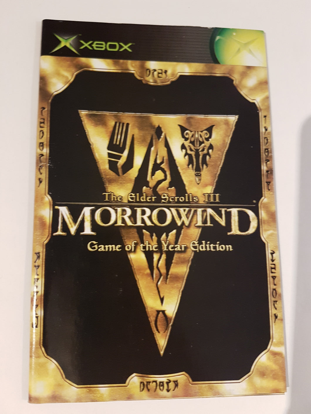 Elder Scrolls III Morrowind [Game of the Year] [manual] - Microsoft Xbox