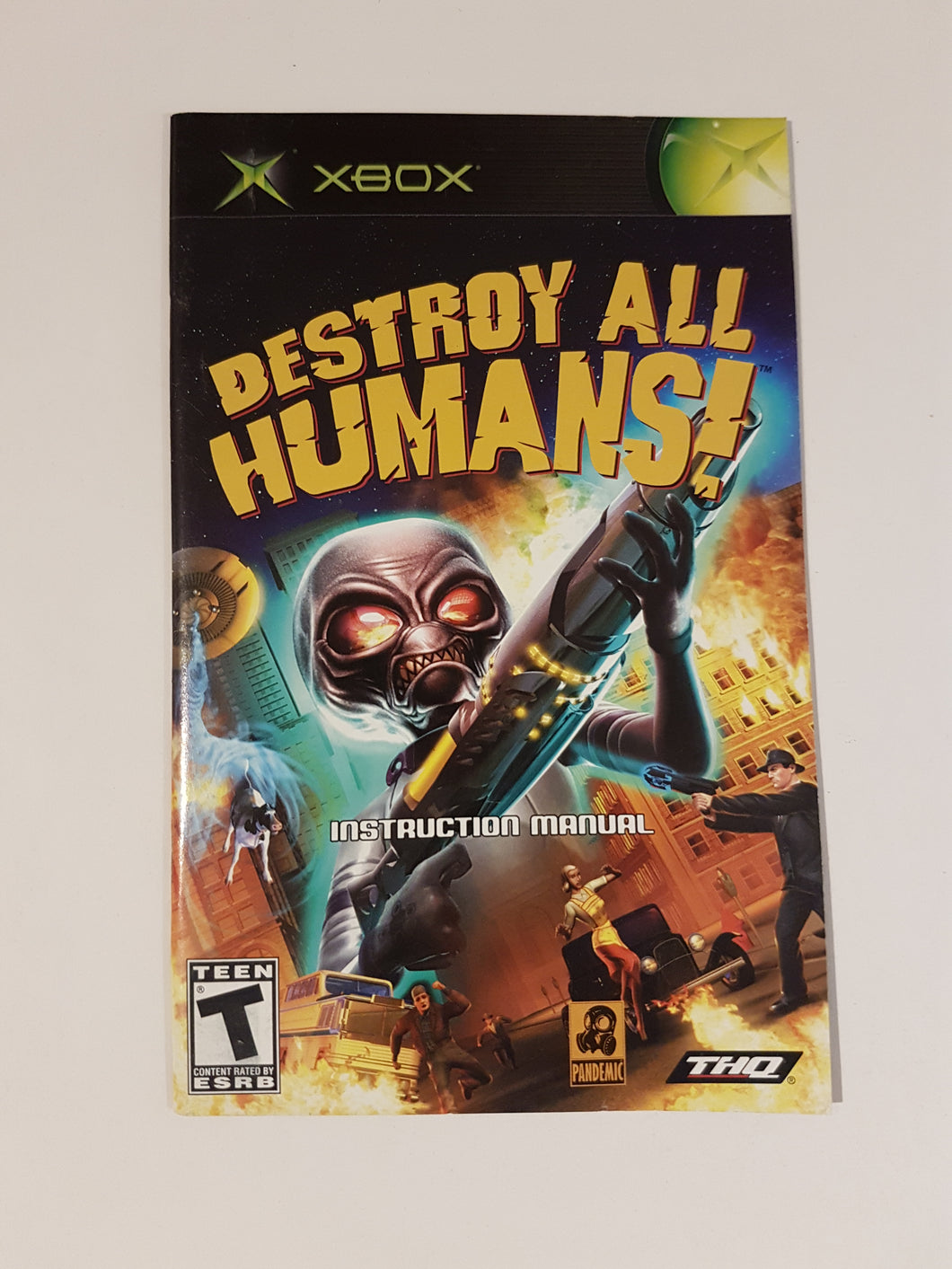 Destroy All Humans [manual] - Microsoft Xbox