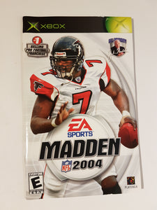 Madden 2004 [manual] - Microsoft Xbox