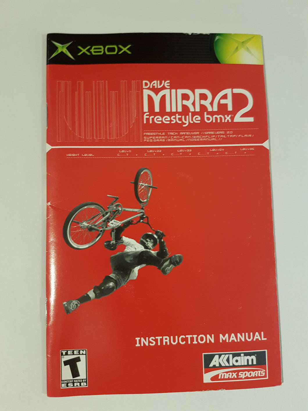 Dave Mirra Freestyle BMX 2 [manual] - Microsoft Xbox