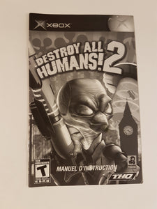 Destroy All Humans 2 [manual] - Microsoft Xbox