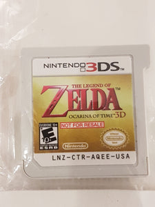 Zelda Ocarina of Time 3D [Not for Resale] [loose] - Nintendo 3DS