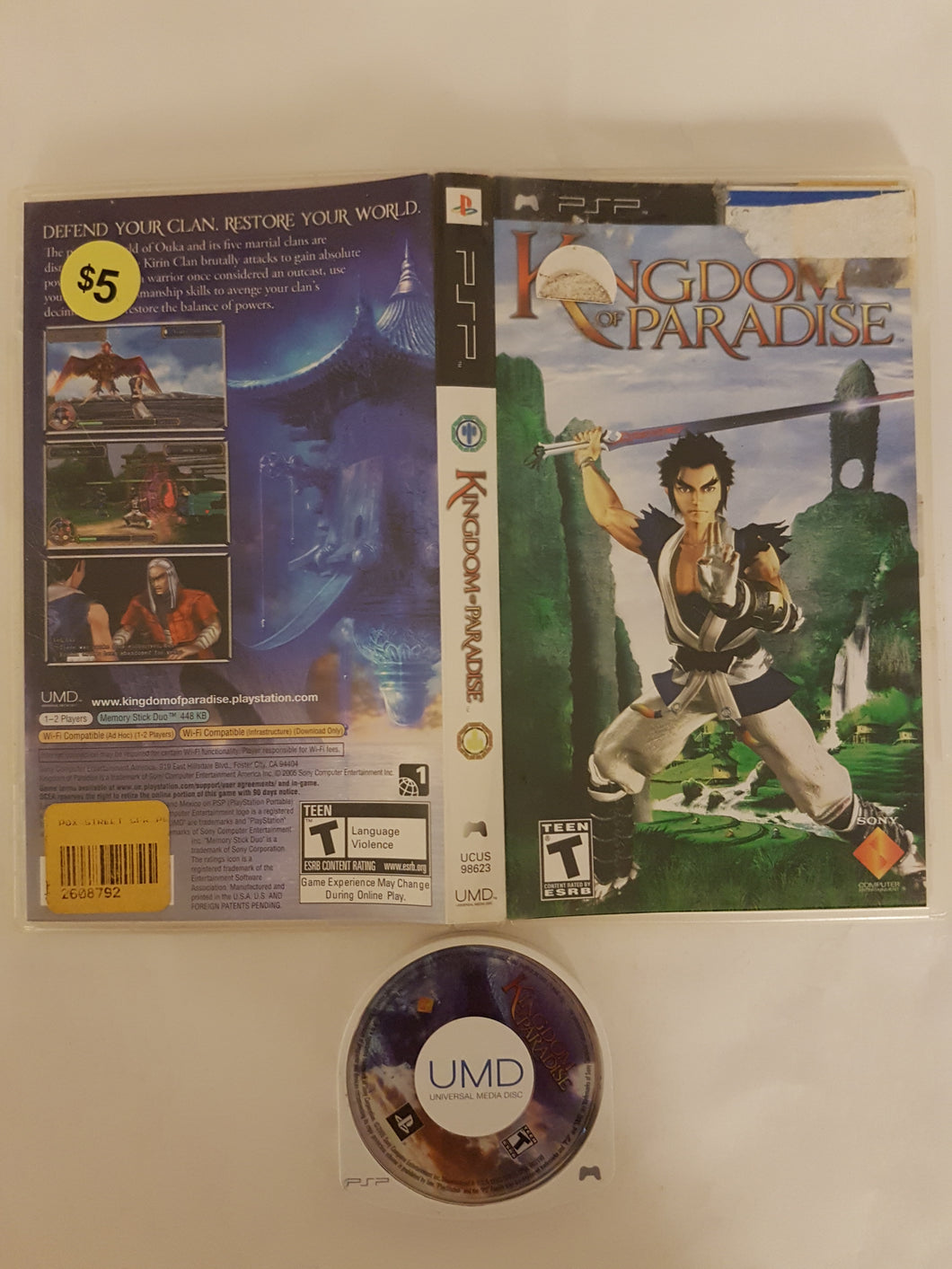 Kingdom of Paradise [cb] - Sony PSP