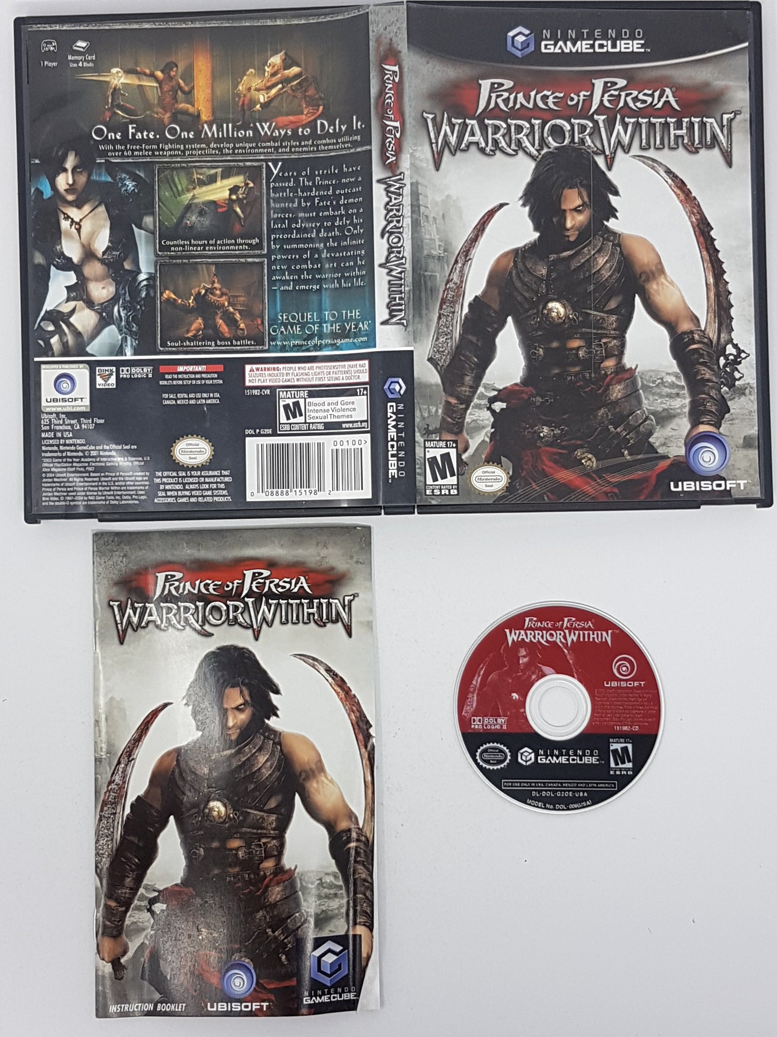 Prince Of Persia: Warrior Within, Nintendo GameCube