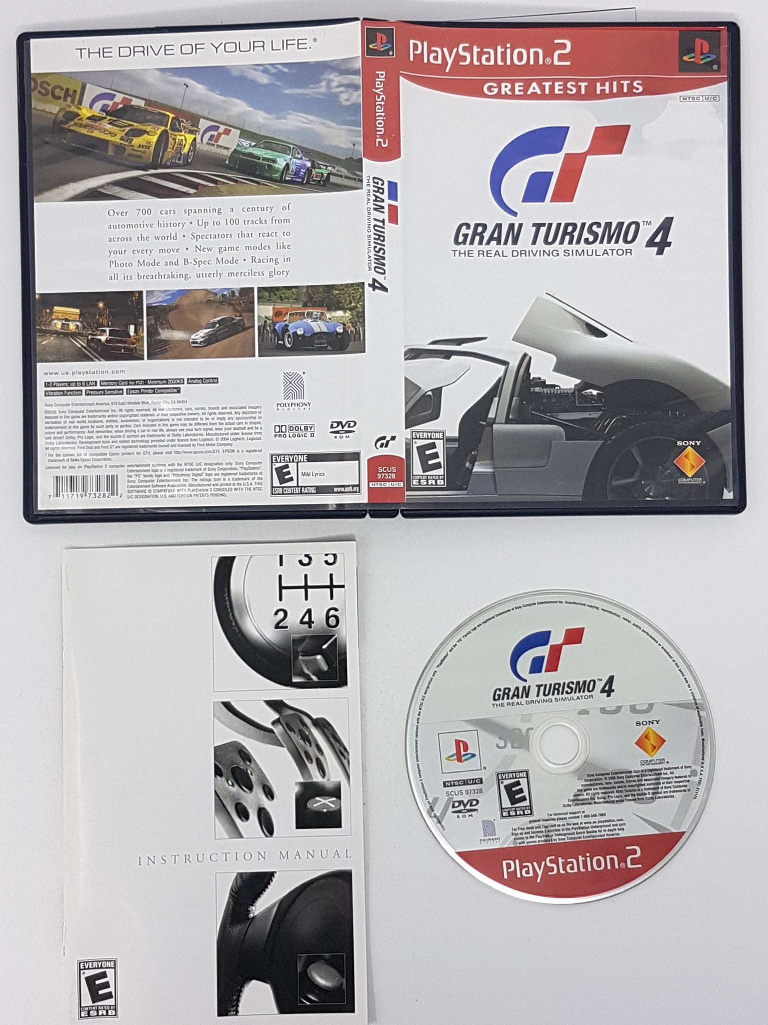 Playstation 2 / Gran Turismo 4, Sony SCUS-97328