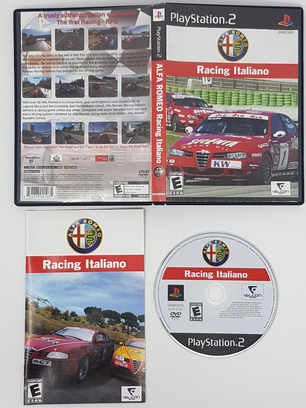 Alfa Romeo Racing Italiano - Sony Playstation 2 | PS2