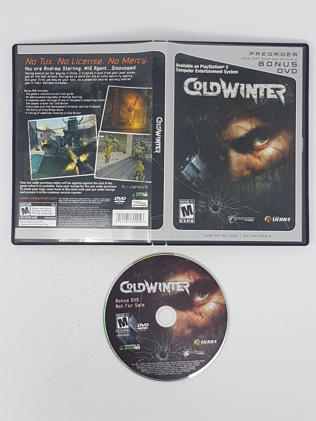 Cold Winter [DVD] - Sony Playstation 2 | PS2